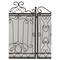 Brown Metal Traditional Fireplace Screen, 38" x 48" x 1"